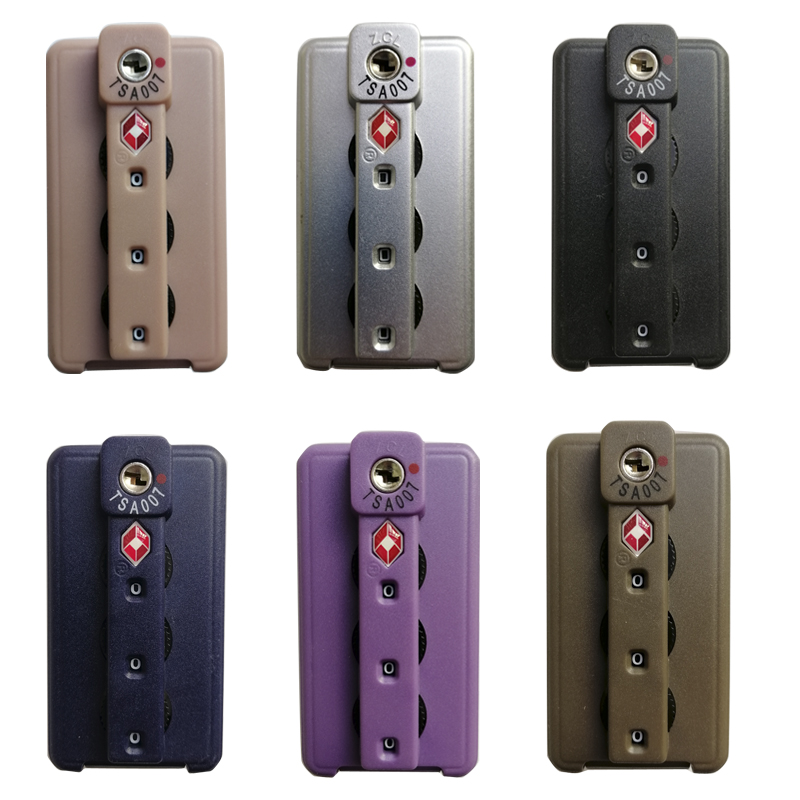 ZCL TSA007 Customs password lock luggage fixed lock customs clearance lock luggage password lock aluminum frame lock 1505 lock