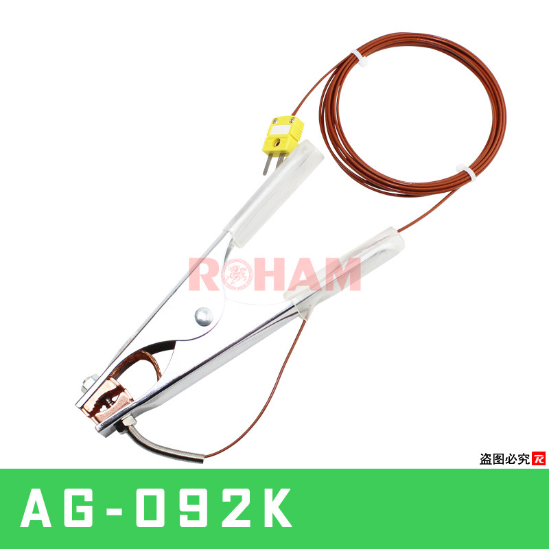 AG-092K type pipe clamp thermocouple A-level K type clamping type thermocouple pipe clamp temperature sensor monitor