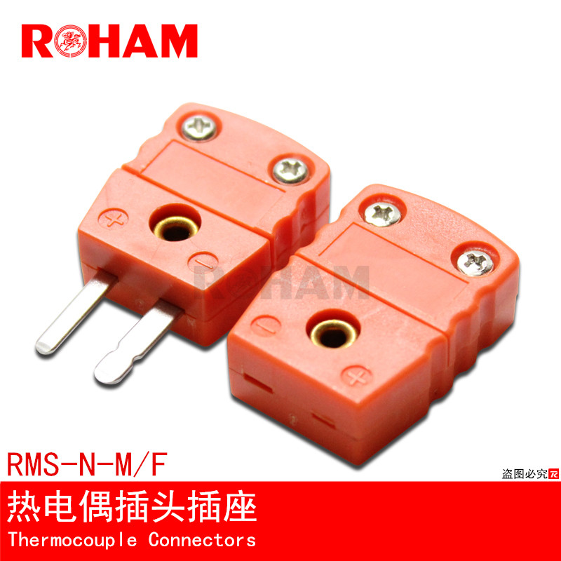 N-type Thermocouple Plug N-type Connector Socket connector ROHAM Male and Female RMS-N-M F MF