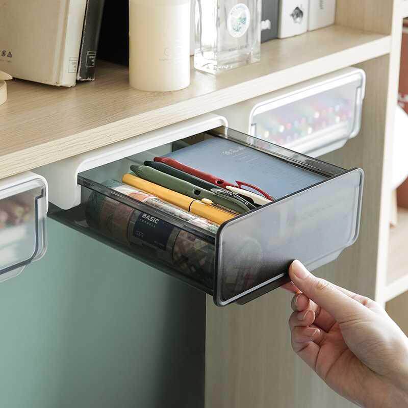 Mike Pen Box Containing Box Straws Table Face Free From Punching Office Work Desk Student Party Stationery Pen Holder Minimalist Style