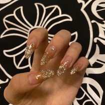 Wearing nail pictures luxury bride nail patch products can be reused for the 2020 new in wind