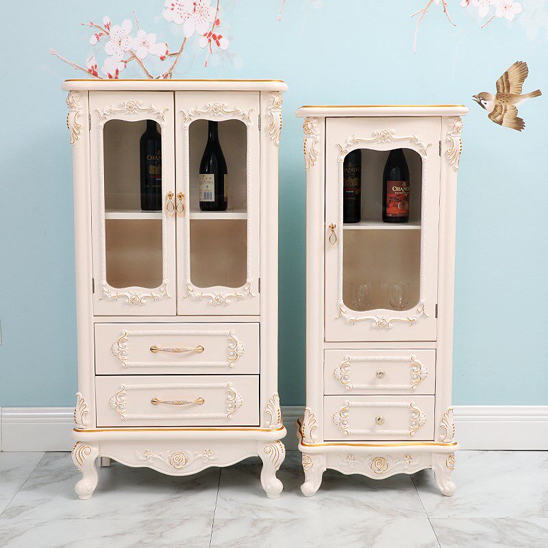 Buy European Small Wine Cabinet White Dining Cabinets Locker Kitchen Display Cabinets Tea Cabinets Simple Modern Living Room Cabinets On Ezbuy Sg