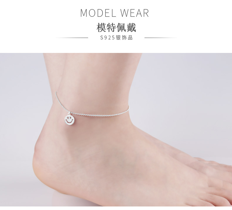 Bracelet de cheville Femme en Argenterie - Ref 3102425 Image 12