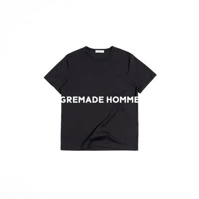 GREMADE machine-washable and non-deformable mulberry silk modal cotton blended elastic staple short-sleeved T-shirt