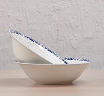 Qinghua Season Jingdezhen Bone China 9-inch Big Soup Bowl Doula Bowl Salad Bowl Korean Creative Home Microwave Oven
