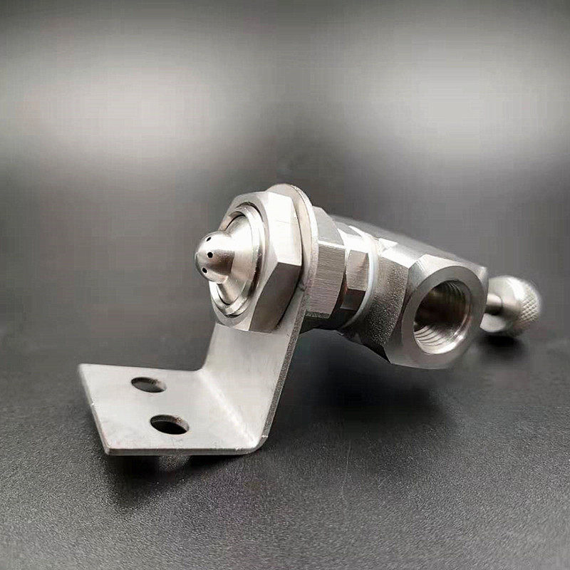 Wall-mounted stainless steel air atomization nozzle plant workshop workpiece Garet dust and dust II Fluid atomization nozzle