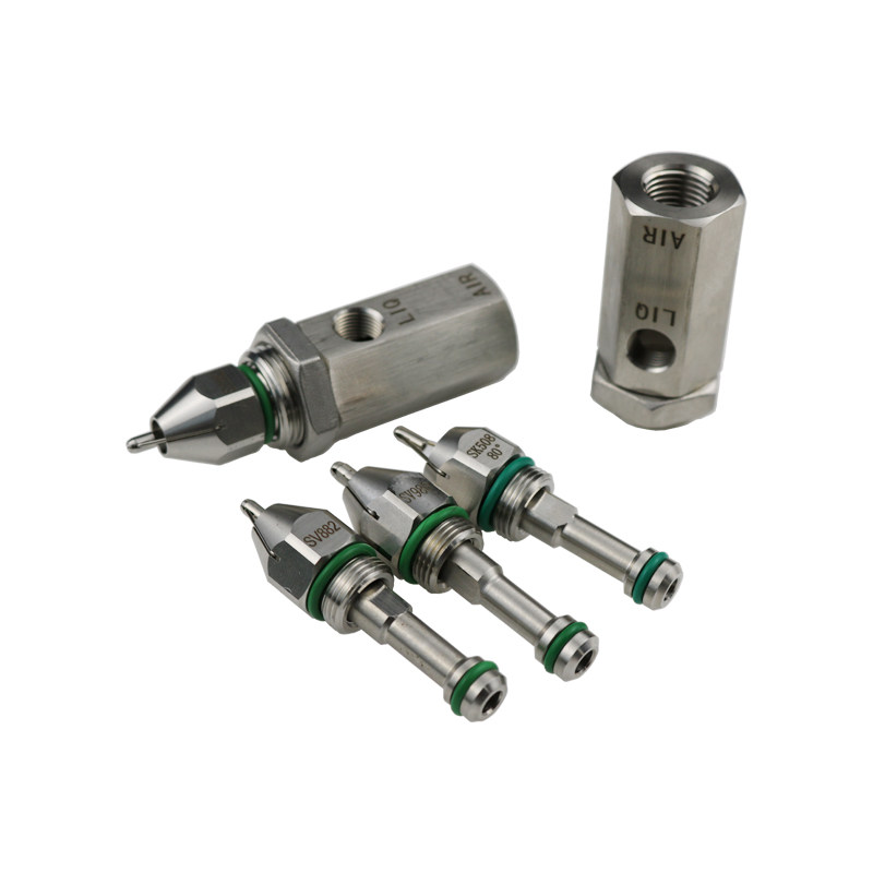 Stainless steel ultrasonic air atomization dust nozzle mine sand field conveyor belt dried fog dust suppression nozzle