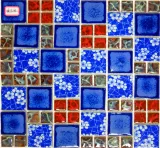 Love Life Jingdezhen Керамическая печь Измените линию линии ног мозаики мозаики мозаика