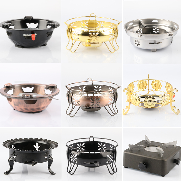 Stainless Steel Alcohol Stove Small Hot Pot Liquid Solid Alcohol Pan Dry Boiler Home Dorm Room Outdoor Dry Boiler