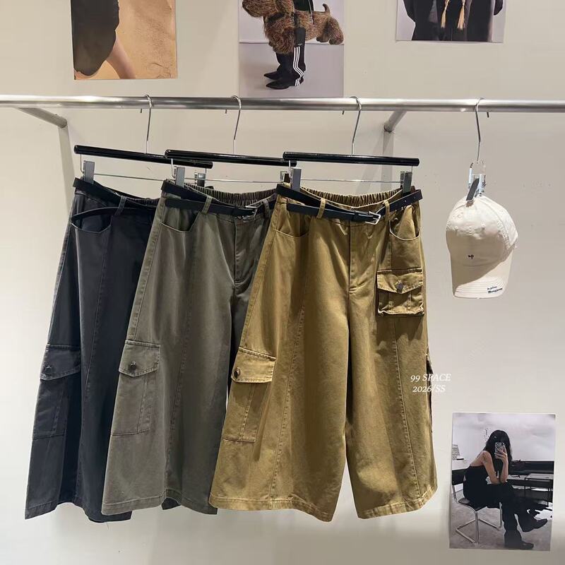 Fan Enqi【99@In Stock】Limited Purchase 06.17 Women's Pants # 6311 with Belt New Style 2026