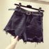 SDY đúp nút quần short denim 