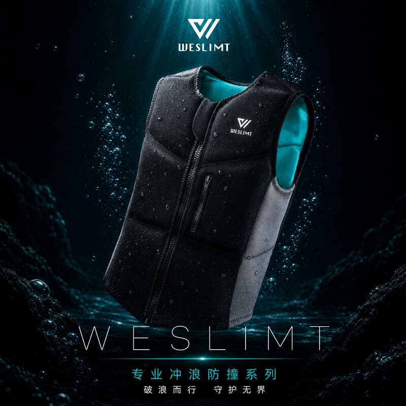 Professional New Type of Adult Life Jacket, Ultra-Light and Thin, Suitable for Paddleboarding, Jet Skiing, Wakeboarding, and Sea Surfing, Portable Vest