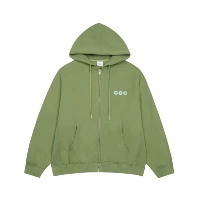 Свитер CEC // Оливковый зеленый [плюс бархат]