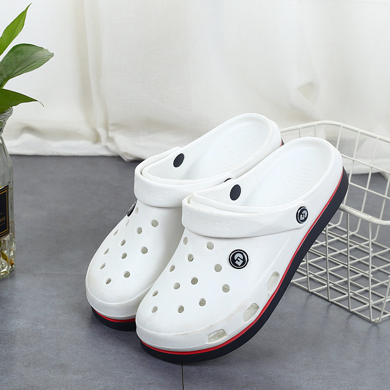 Dongle Shoes Men Outmen Wear Summer Men Non-slip Soft Bottom Big Heads Beach Shoes Bubble Sandal Sandal Sandals Women Nurses