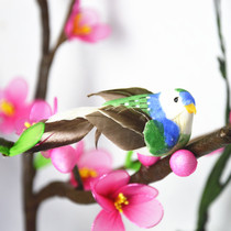  New products on the shelves Wire mesh flower flower arrangement accessories simulation foam bird butterfly dragonfly bird nest full