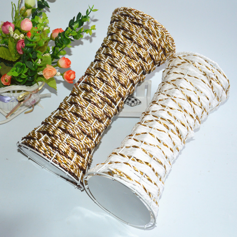 Sản phẩm mới Hoa lụa cắm hoa chậu hoa chậu nhân tạo như bình hoa 28cm - Vase / Bồn hoa & Kệ giỏ treo ban công