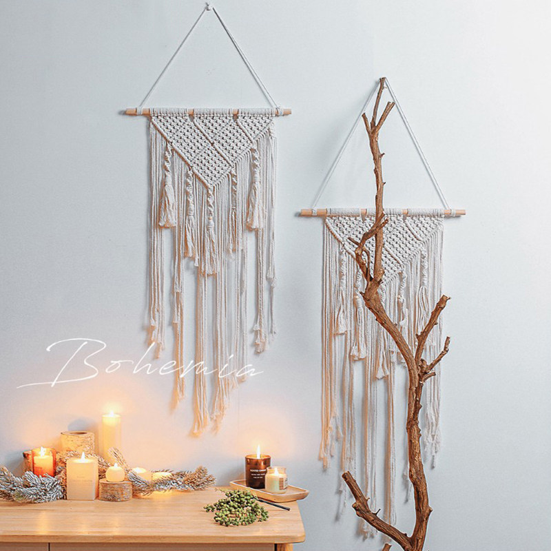 Nordic Ins Wind Tapestry Sofa Bedroom Background Wall Arrangement Decoration Electric Box Hangings Bohemian Hand Wall-mounted