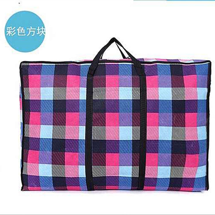 Extra-large moving bag Cartoon Waterproof Oxford Unwoven Cloth Cloth Bag Thickened Luggage Bag Packing Bag Snake Leather Bag Woven Bag