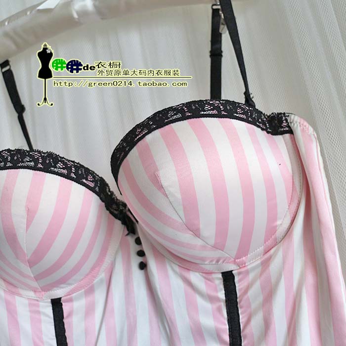 Châu âu và Mỹ duy nhất kích thước lớn nữ bột trắng sọc satin tụ tập để hỗ trợ cá cao xương corset sling cơ thể điêu khắc vest 80BCD