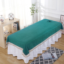 Snow Aphne Lace beauty bed linen beauty salon special physiotherapy push with bed linen set with a hole