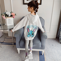 Fried street clothes girl set autumn 2021 New Net Red childrens clothing children big Children girl Autumn two sets tide
