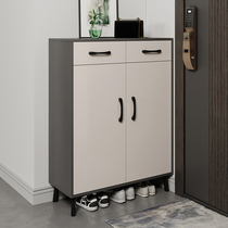 Shoe cabinet household door simple modern storage storage locker economic small-capacity building block