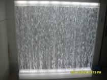 New white water dance bubble wall acrylic aquarium Feng Shui screen