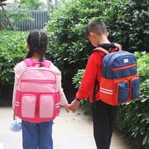 Elementary school bag light boy girl 1-4 school childrens backpack large capacity Korean version 12-year-old backpack