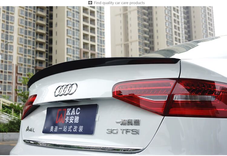Áp dụng cho Audi A3 / A4L / A6L sửa đổi cánh sau xe thể thao trang trí đuôi lớn nâng cấp phụ kiện đấm miễn phí cánh lướt gió mazda 3 2020
