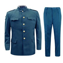 Stock brand new 05 empty horse pants for winter regular suit Zhongshan clothing thickened 87 gross material day light blue cadres full lining