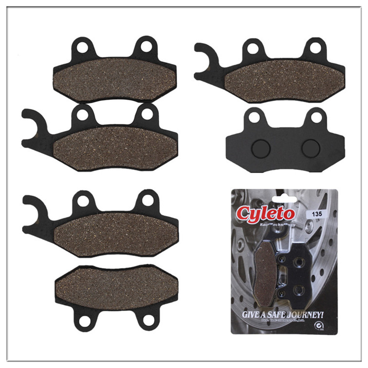 Thích nghi với cuộc chiến Yongyuan ba thế hệ YY350-5A / 9A Kawasaki Hurricane Little Ninja 250 má phanh trước và sau thắng xe tay ga