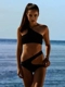 Pháp DK mới thương hiệu nữ màu đen tam giác tách áo tắm bikini gợi cảm thu thập chéo đồ bơi đẹp trở lại mùa thu - Bikinis