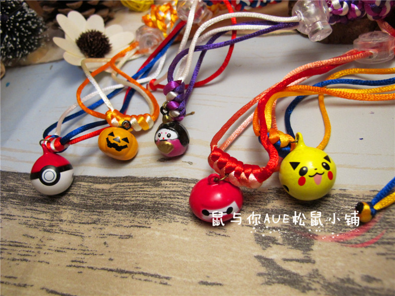 (Mouse with you) Squirrel Supplies Cute Traction Rope Accessories Bell single bell Bell Variety