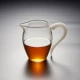 350ml Glass Fair Cup Bộ trà miệng dài Kung Fu Gong Cup Split Tea Phụ kiện chịu nhiệt Tea Pourer dày Trà tách - Trà sứ