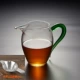 350ml Glass Fair Cup Bộ trà miệng dài Kung Fu Gong Cup Split Tea Phụ kiện chịu nhiệt Tea Pourer dày Trà tách - Trà sứ