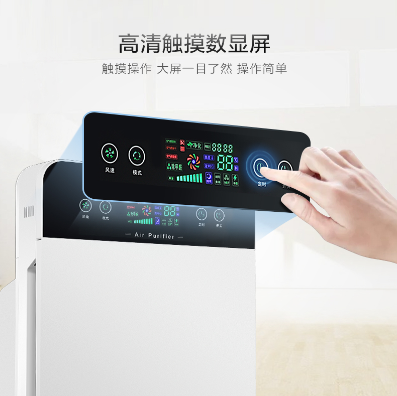 máy khử mùi ô tô Máy lọc không khí gia đình bổ sung vào formaldehyd phòng ngủ nhà mới ngoài khử trùng mùi khói và loại bỏ bụi thời gian trong nhà máy lọc yên tĩnh máy lọc không khí tinhte