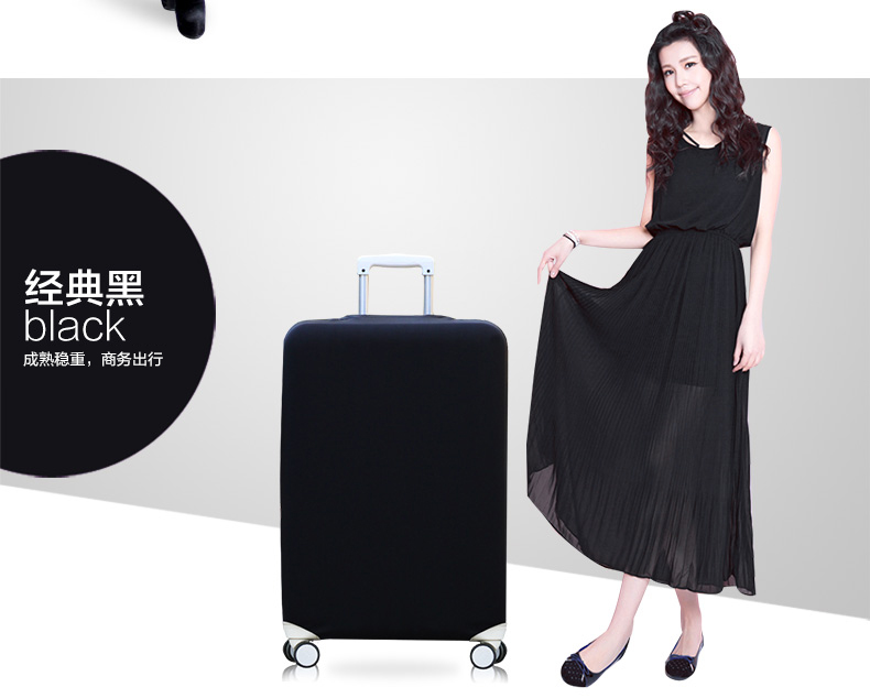 Hành lý bảo vệ bìa đàn hồi trường hợp bìa chịu mài mòn trường hợp xe đẩy du lịch trường hợp che bảo vệ túi 24 26 28 inch vali trẻ con