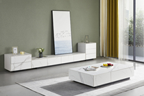 Slate coffee table light luxury modern combination TV cabinet