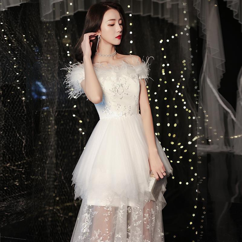 Usually can wear annual meeting small dress female autumn and summer temperament high-end celebrity mesh dress sexy birthday skirt