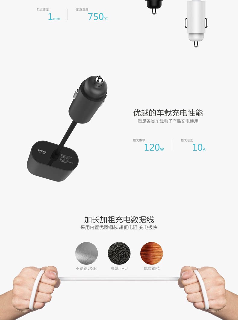 chargeur MIUI 2.4A, 2A - Ref 1290954 Image 7