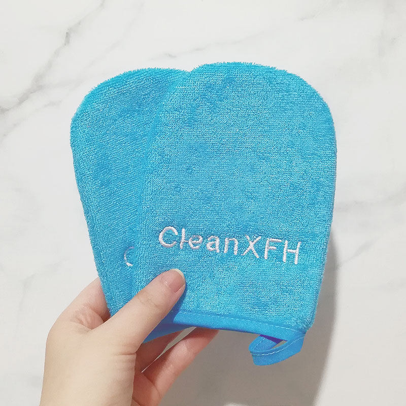 Lazy person makeup remover face cleanser exfoliating face wash mask glove wash mask glove style face wash sponge facial cleansing