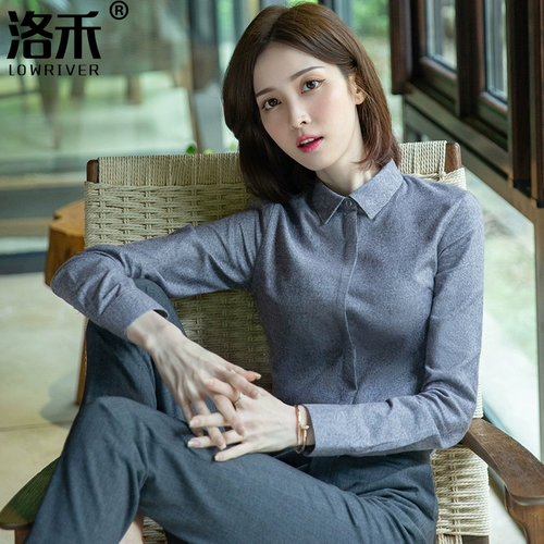 Демисезонная приталенная рубашка, квадратный вырез, 2024 года, увеличенная толщина