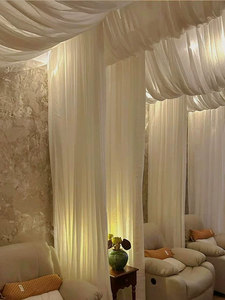 Ceiling Drapes for Beauty Salons, Guesthouses, Ceiling Decorations, Shed Drapes, Roof Corridors, Yoga Studio Decorative 