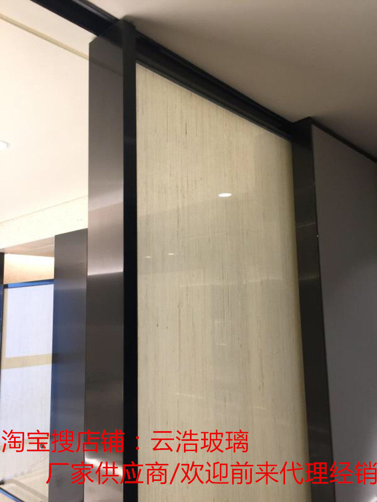 Hemp Material Clip Wire Glass Ultra White Steel Clip Juan Glass Clip Wire Screen Partition Wardrobe Door Moving Door Clip Silk Pendant Clip Glue