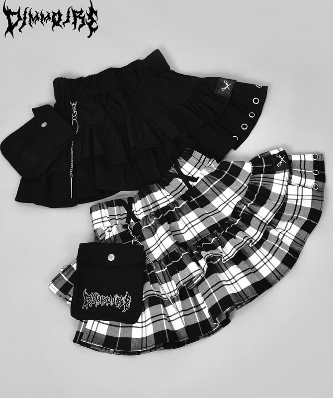 Japanese Style Dim Popular Item Harajuku Punk Preppy Dark Plaid Cake Mini Skirt Subculture Y2K Japanese Style Dim Popular Item Harajuku Punk Preppy Dark Plaid Cake Mini Skirt Subculture Y2K