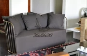 Hoda khách hàng thiết kế sáng tạo đồ nội thất cô dâu mạng che ghế sofa thép không gỉ ghế sofa giải trí ghế sofa