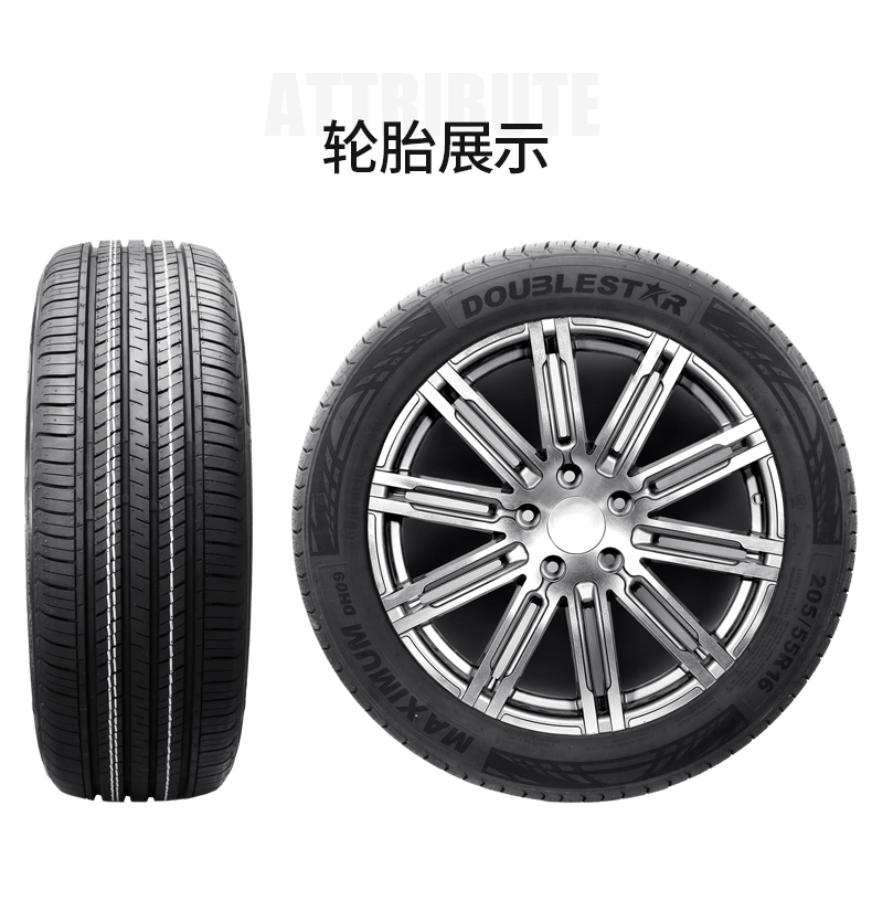 Bộ đôi Anjiesta lốp 195 / 55R16 Bộ chuyển đổi Baojun 730 Peugeot 301 Gói lắp đặt DH09 - Lốp xe lốp ô tô giá rẻ
