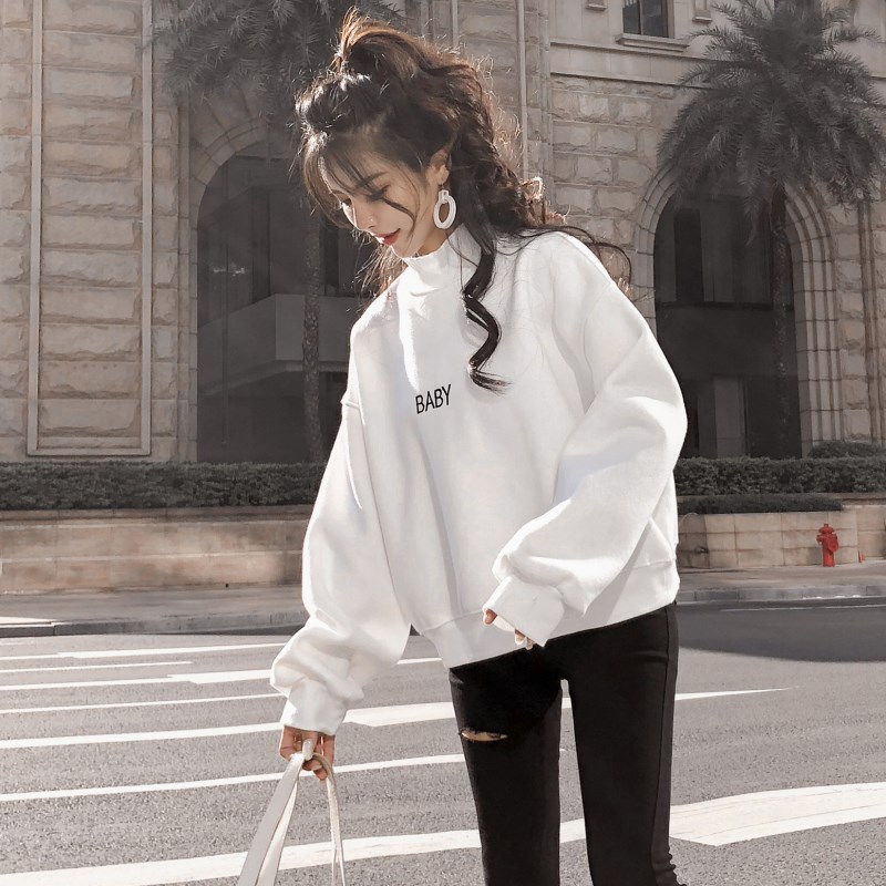 Sweatshirt femme TWINCITY en Coton - Ref 3216972 Image 4