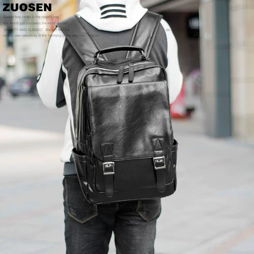 左森 Мужской трендовый модный школьный рюкзак для школьников для отдыха, сумка для путешествий, ноутбук, в корейском стиле