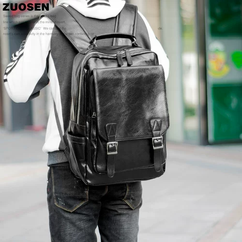 左森 Мужской трендовый модный школьный рюкзак для школьников для отдыха, сумка для путешествий, ноутбук, в корейском стиле